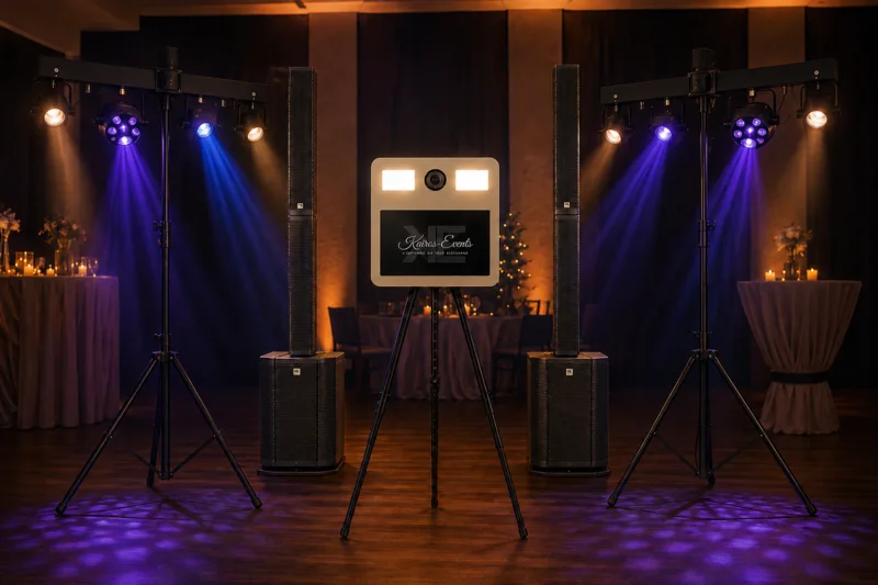 Son lumière et photobooth pour une soirée
