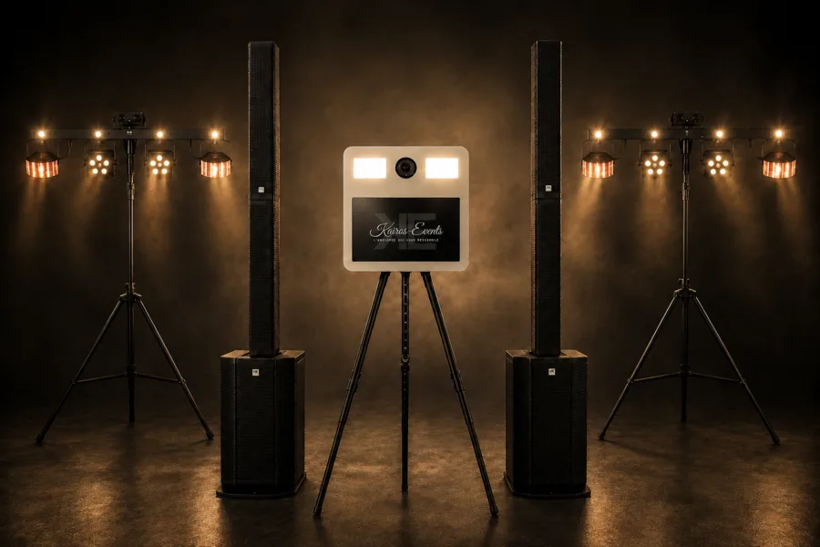 Pack All : son, lumière et photobooth